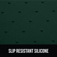 GORILLA GRIP durable-back mat stays in place on the floor during use.