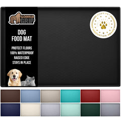 Gorilla Grip feeding mat close-up texture helps contain spills.