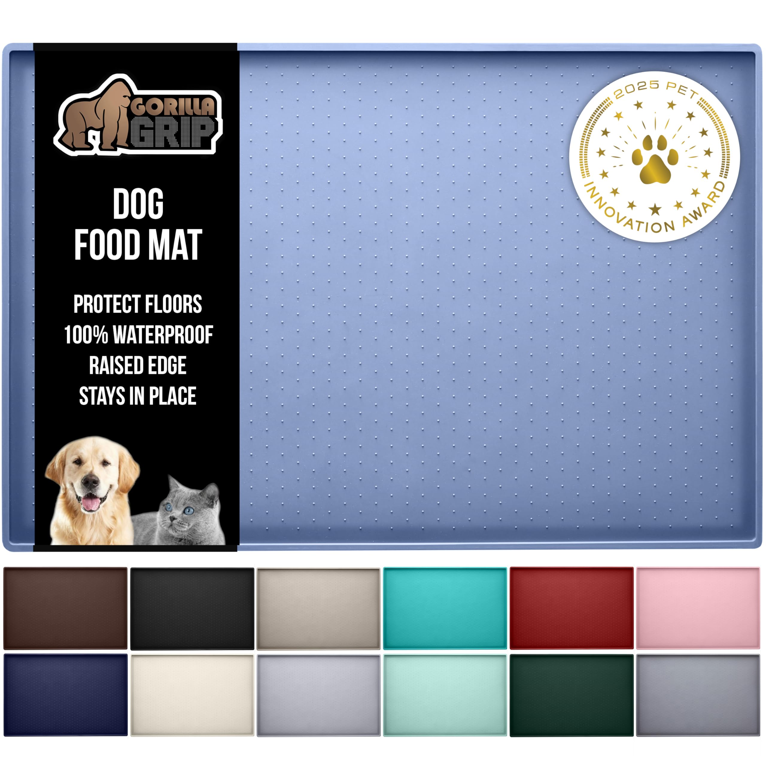 Gorilla Grip mat alta borde impermeable protege suelos de derrames