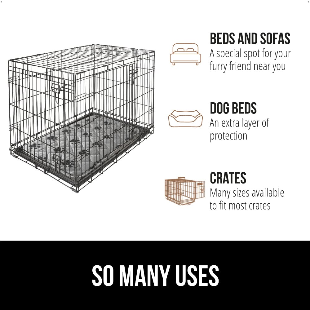 GORILLA GRIP puppy pad in playpen ready for training sessions