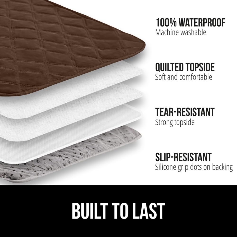 GORILLA GRIP slip-resistant backing keeps the blanket in place on furniture.