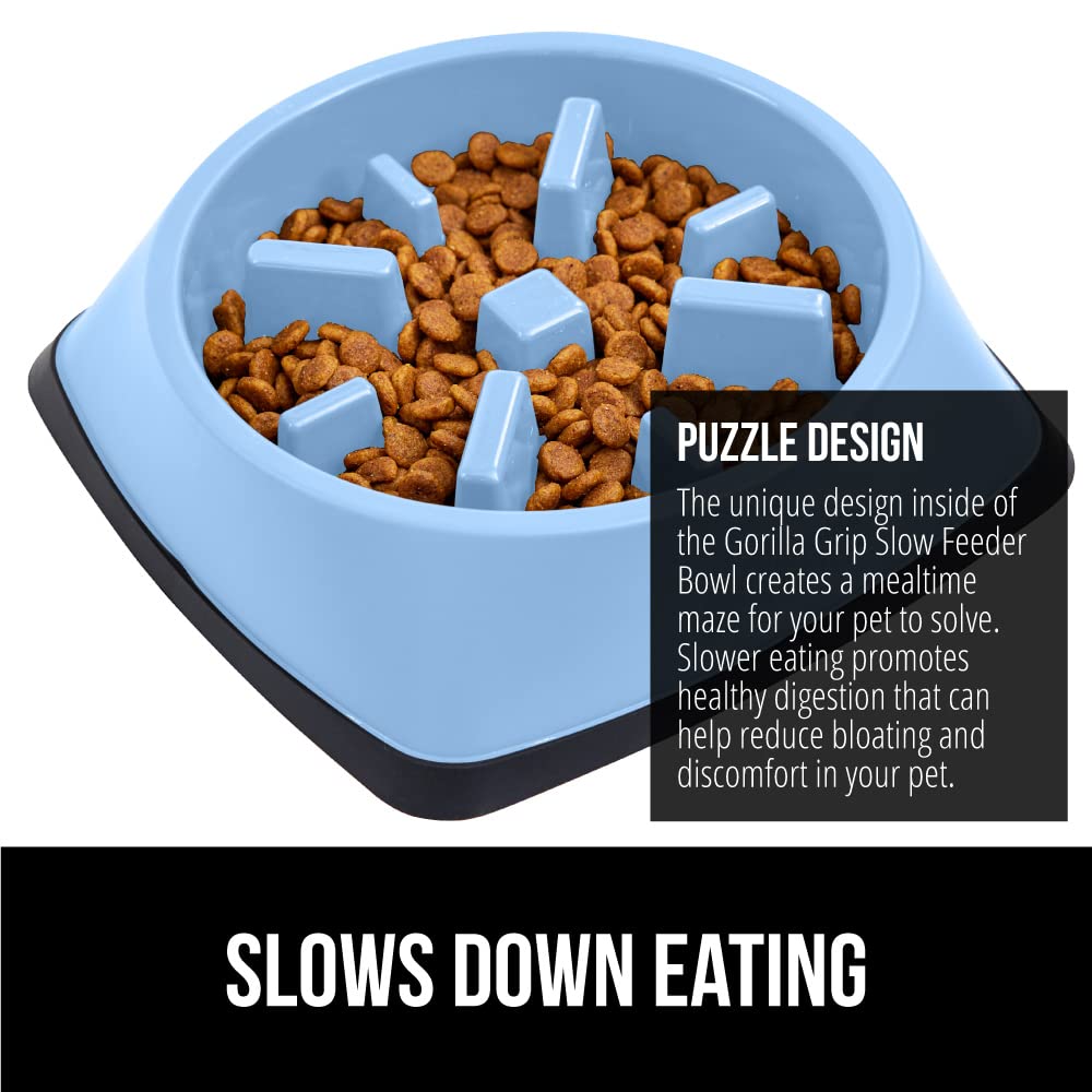 GORILLA GRIP maze bowl offers puzzle play during meals.