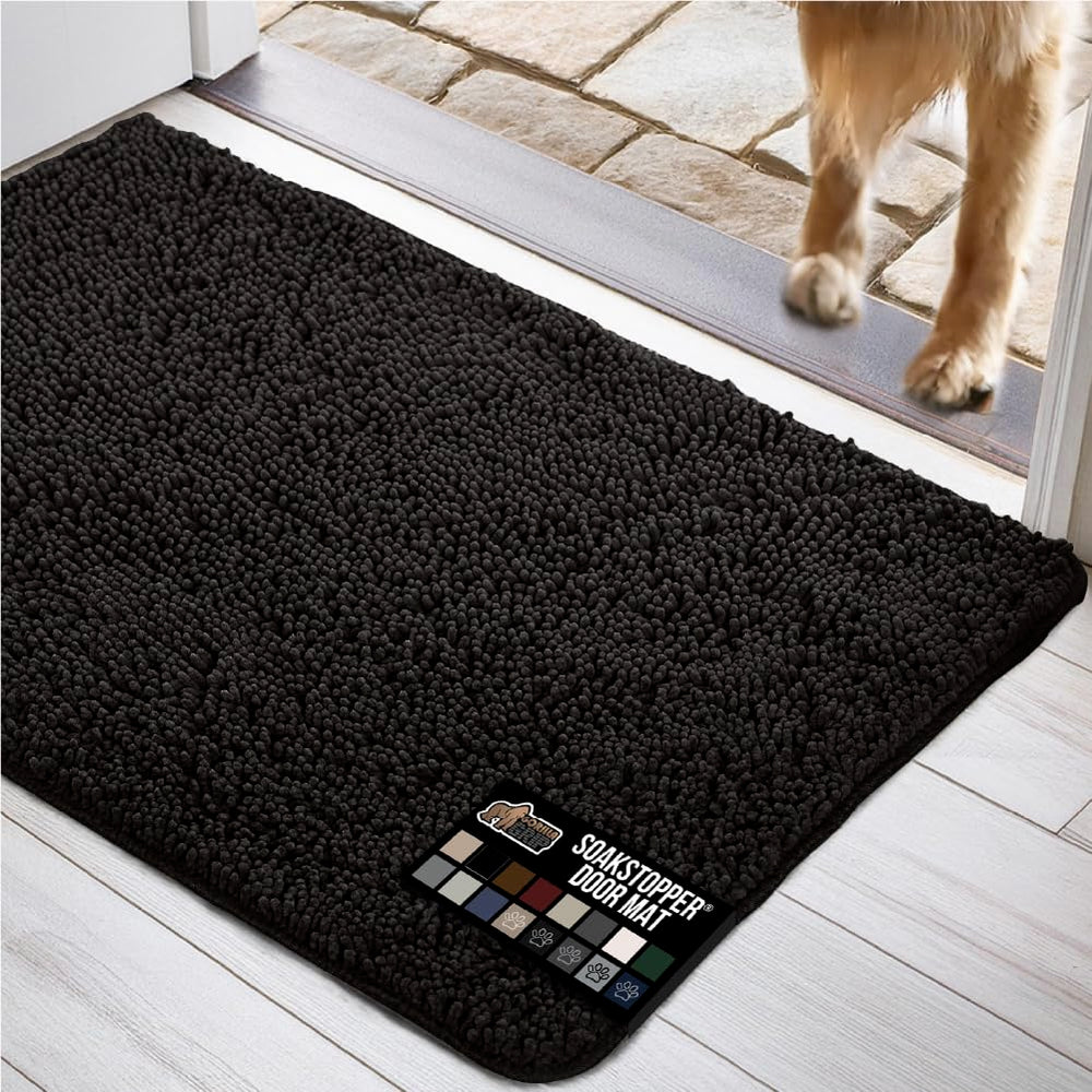 GORILLA GRIP SoakStopper absorbs moisture with an ultra-soft top layer for cleaner entryways.