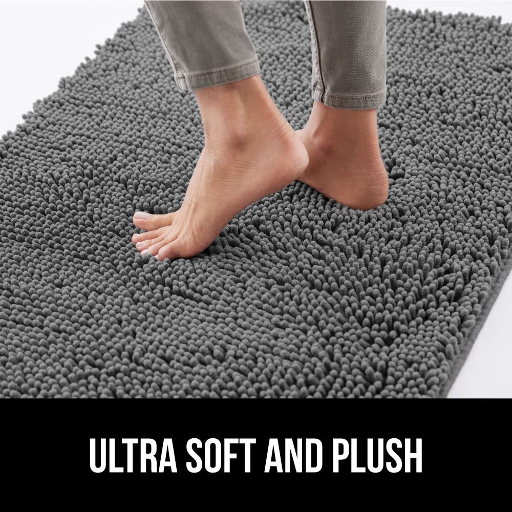 GORILLA GRIP SoakStopper gray entryway mat complements decor