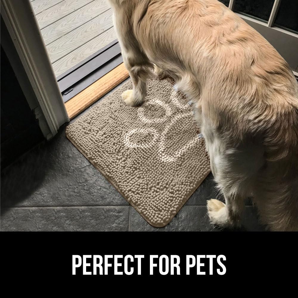 GORILLA GRIP SoakStopper entryway mat traps moisture at thresholds