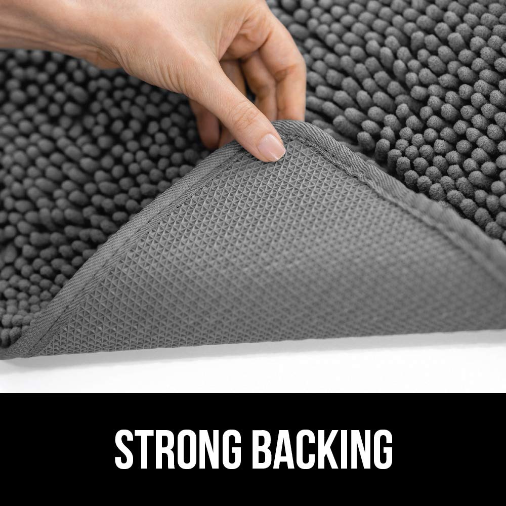 GORILLA GRIP SOAKSTOPPER: lavable a máquina y resistente a la decoloración