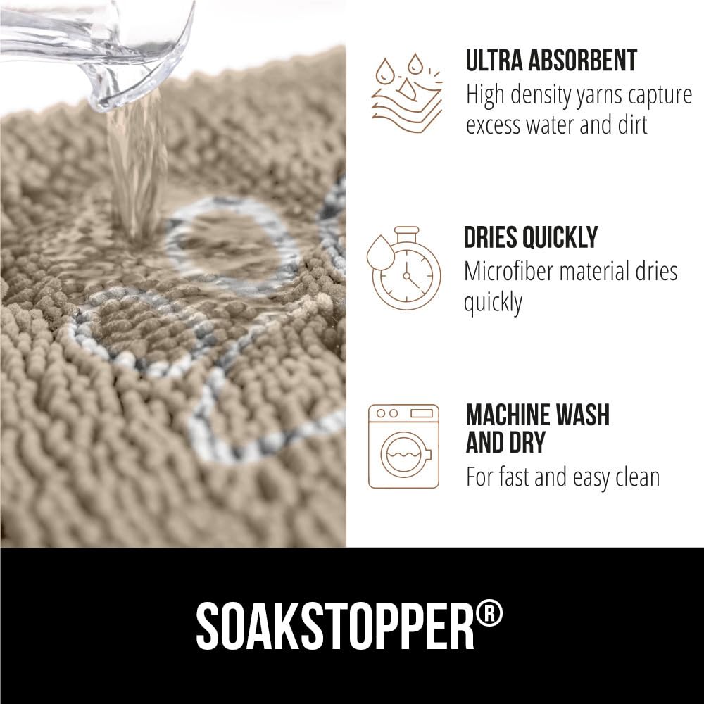 GORILLA GRIP SoakStopper machine-washable for quick cleanup
