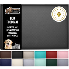 GORILLA GRIP waterproof pet feeding mat protecting floors