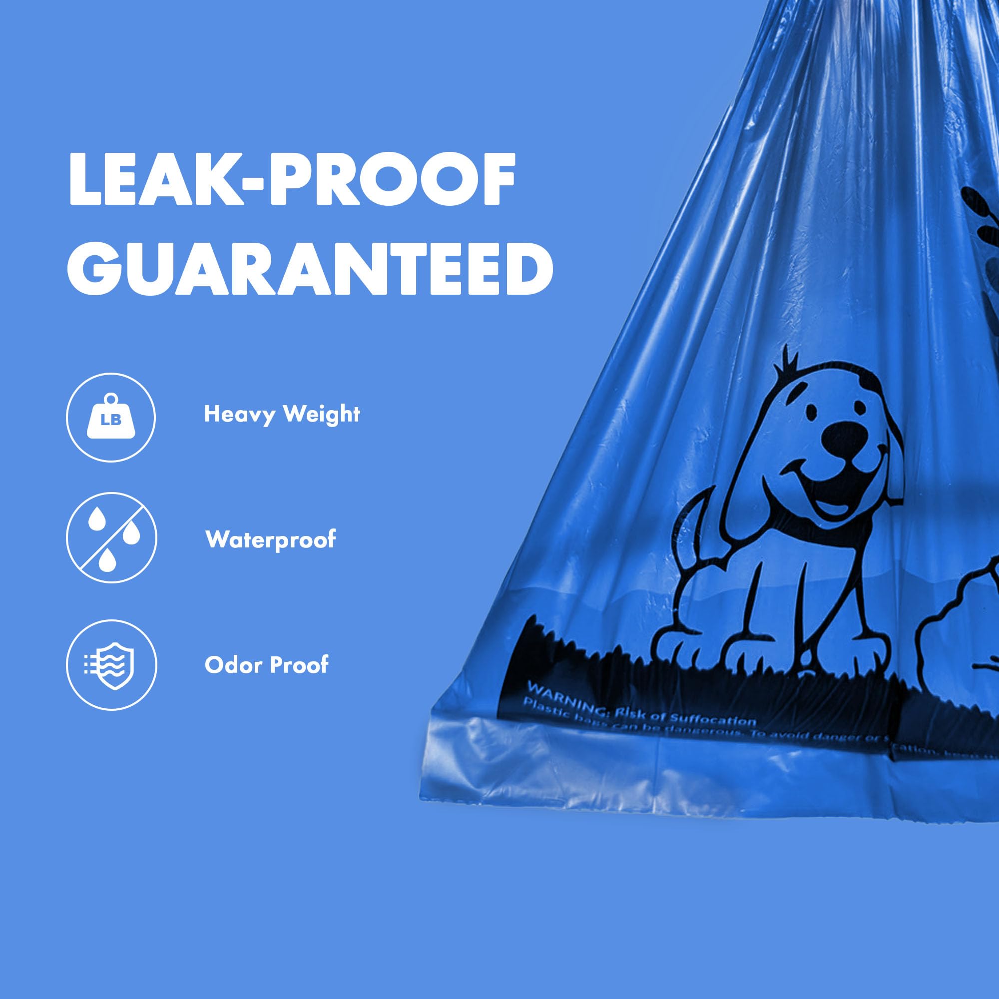GORILLA SUPPLY waterproof odor-lock bags keep hands clean.