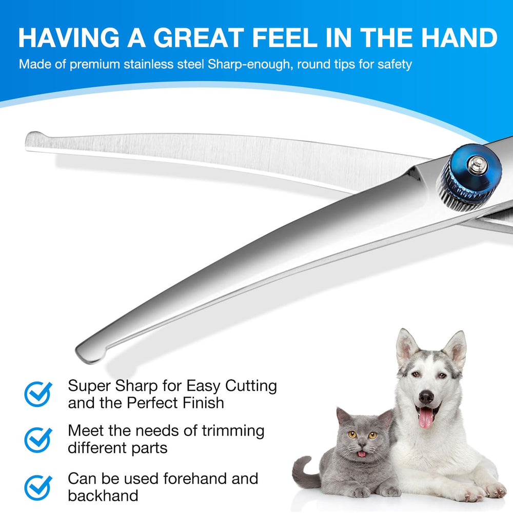 GORITZ noise-reduction pad on the handle for calmer pets during grooming