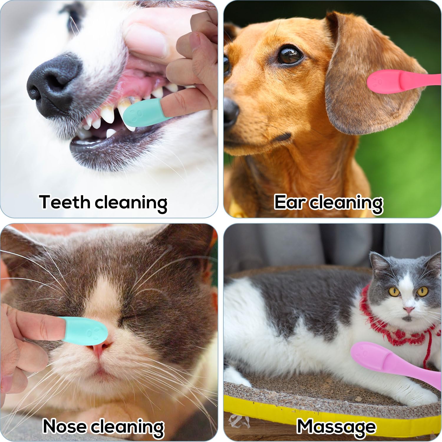 Gosknor cat chin brush travel-friendly size for on-the-go cleaning