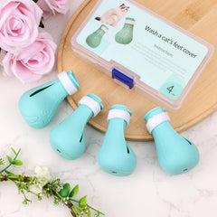 Gosknor cat feet covers adjustable boot opening for a secure bath.
