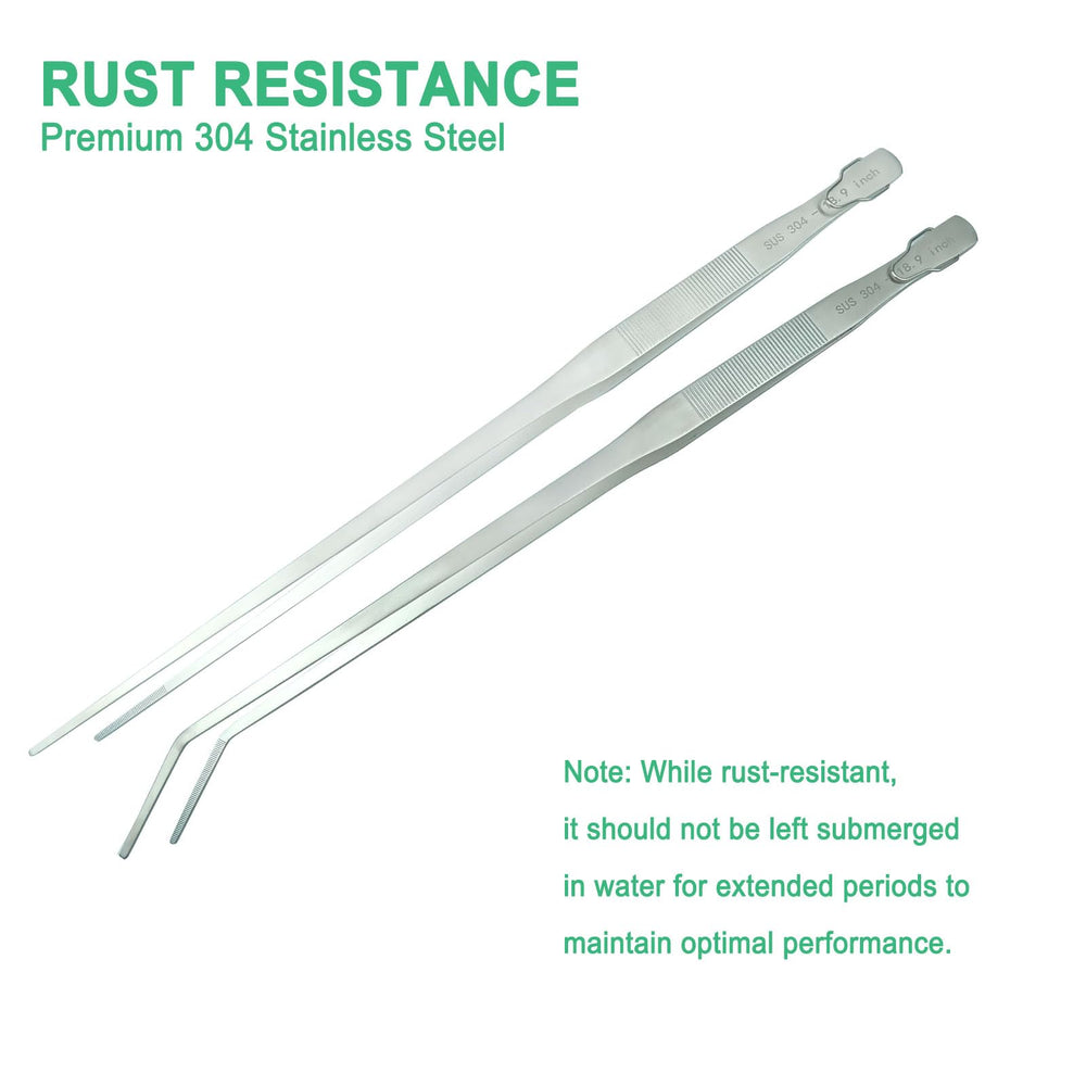 Gostur terrarium feeding tongs ideal for precise reptile feeder placement.