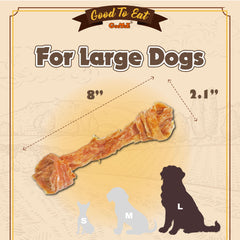 Gootoe turkey tendons long chew close-up – durable, slow-chew treat for healthy play.