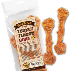Gootoe turkey tendons for dogs pack image – long-lasting chew for large breeds.