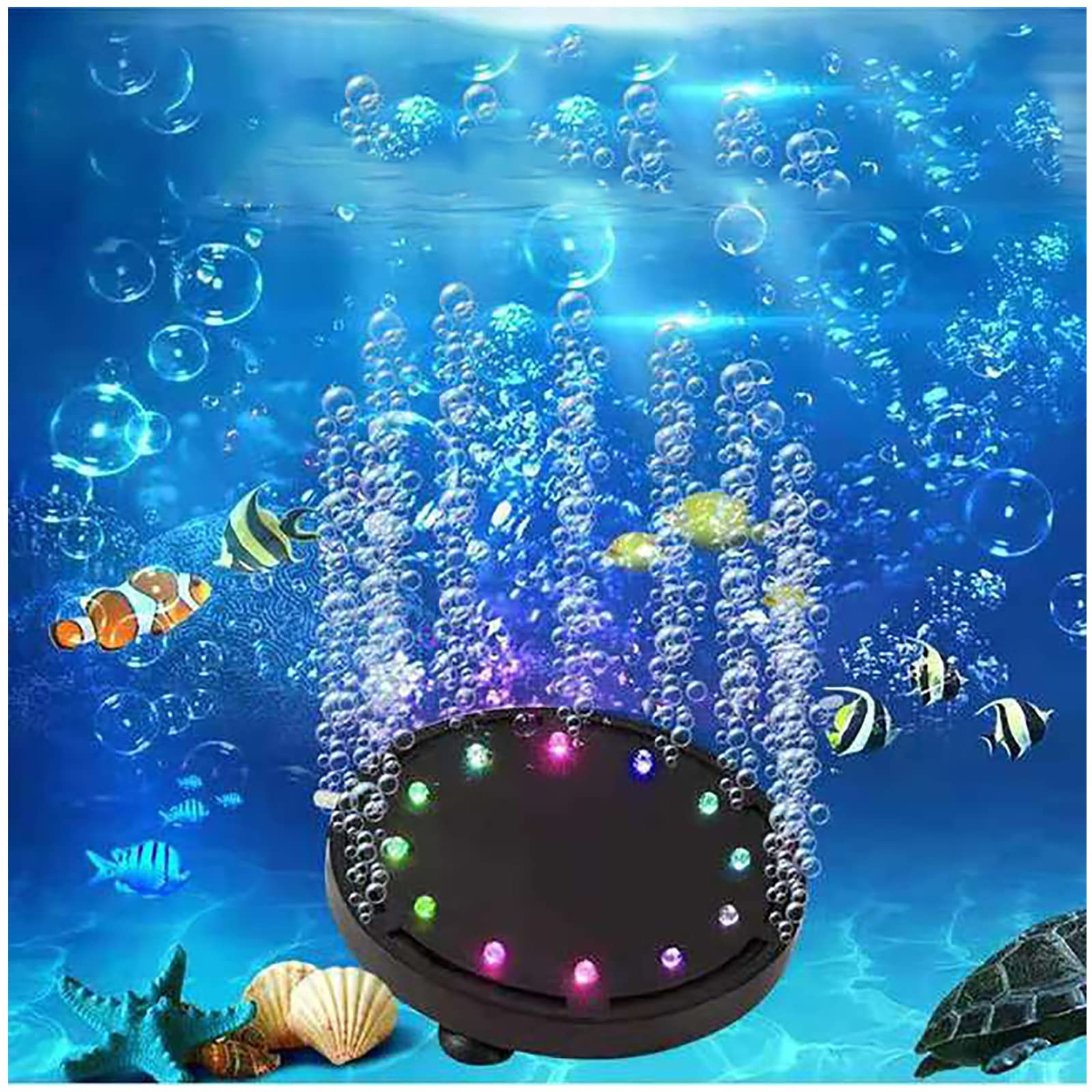 Gouccpu submersible-waterproof-lamp remains submerged for underwater ambiance