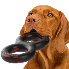Goughnuts pull toy for medium breeds showing durable construction for long-lasting tug play.
