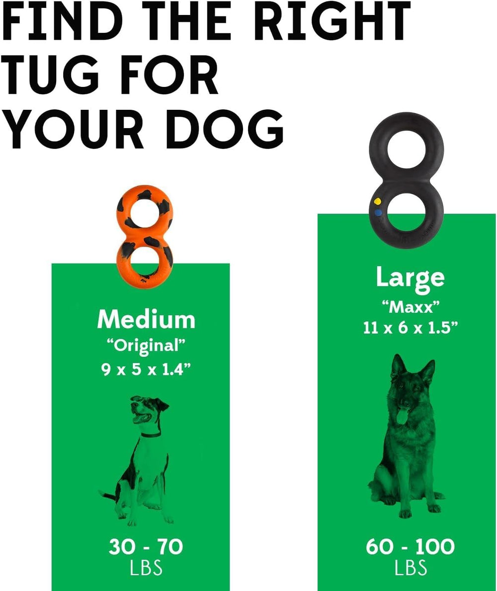 Goughnuts pull toy medium size—size-appropriate for 30-70 lb dogs