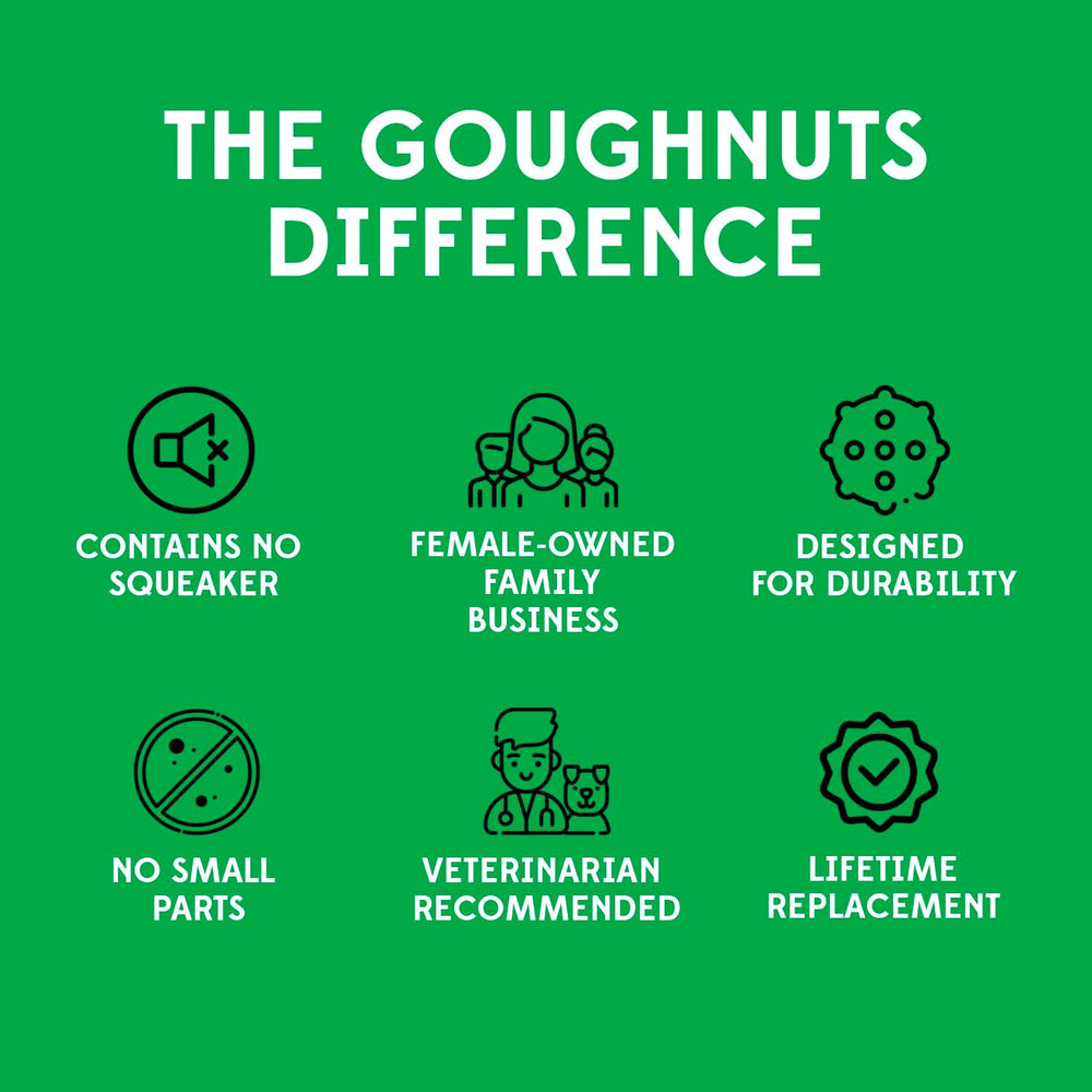 Goughnuts safety-core toy emphasizes built-in safety to prevent swallowed debris