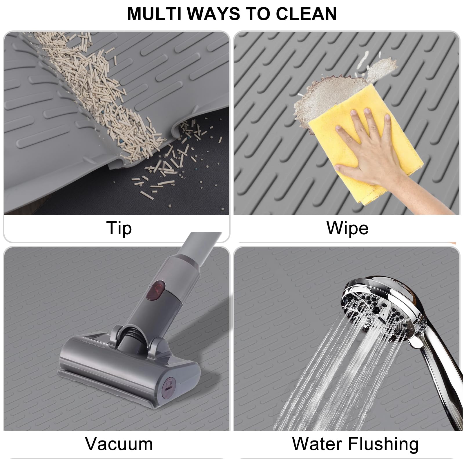 GOYJOY waterproof surface prevents leaks and keeps floors dry.