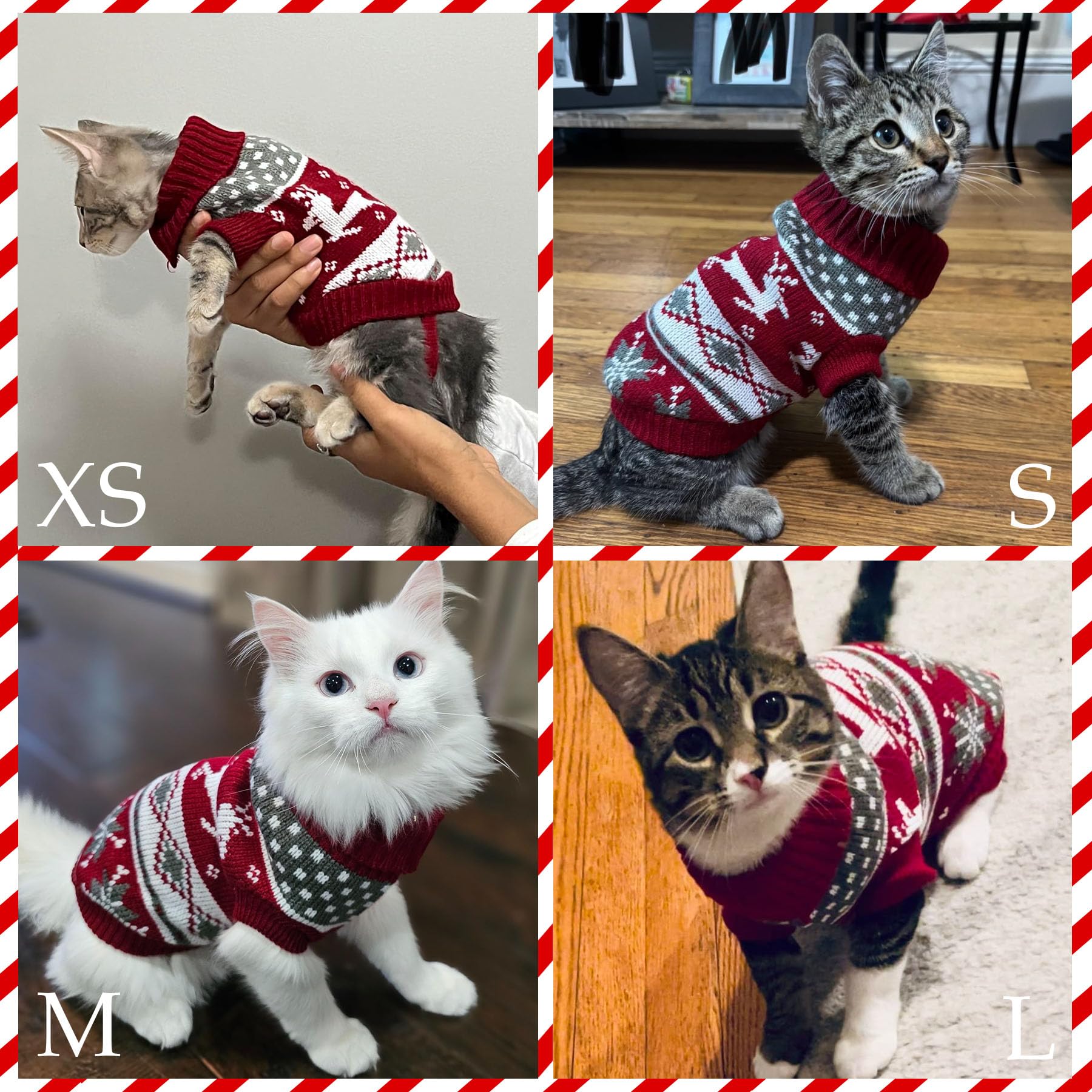 GOYOSWA Christmas sweater used as a charming photo prop