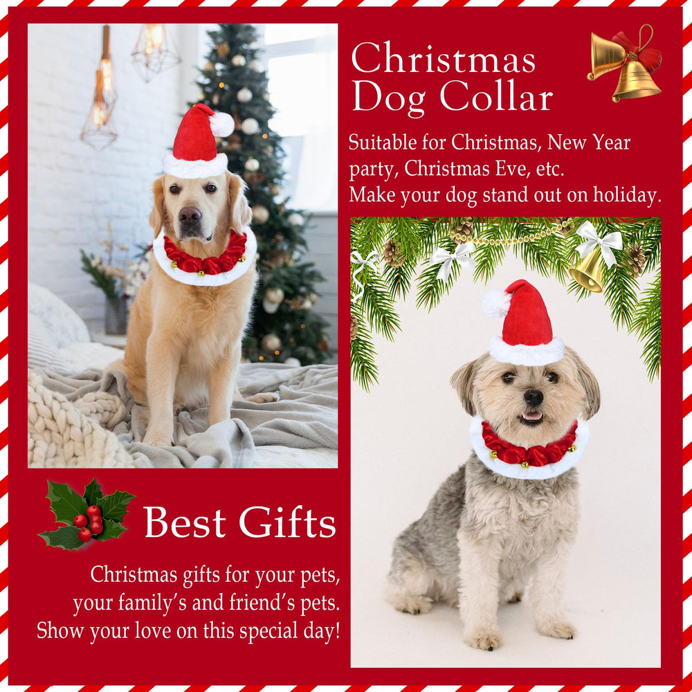GOYOSWA dog Christmas outfit ready for photos and parties.