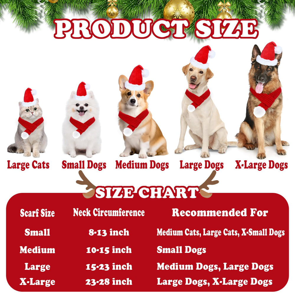 GOYOSWA dog scarf with elastic rope for easy on/off