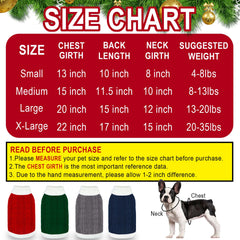 GOYOSWA premium acrylic fiber dog sweater with soft, warm fabric.