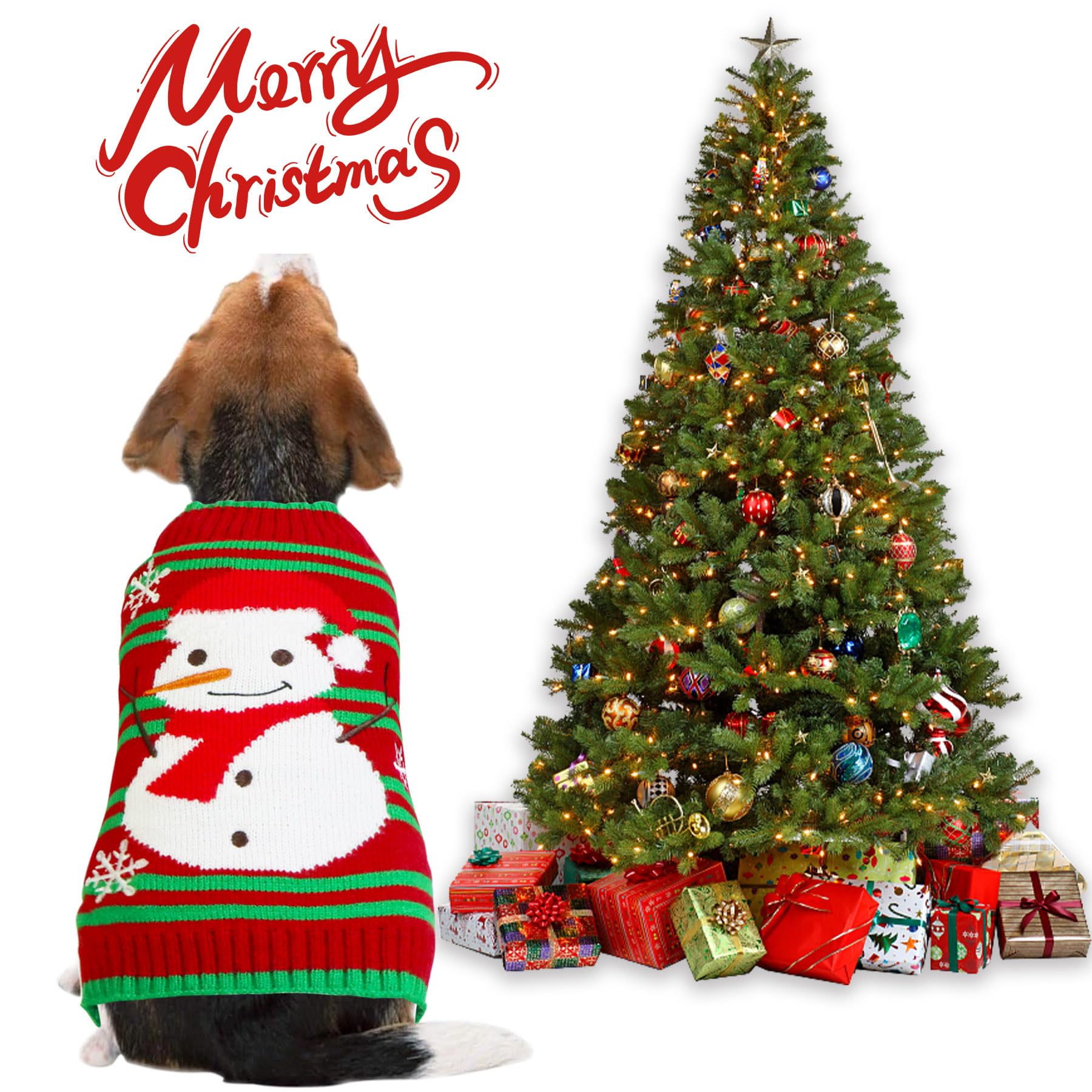GOYOSWA warm-knit dog sweater delivering soft warmth for chilly outings