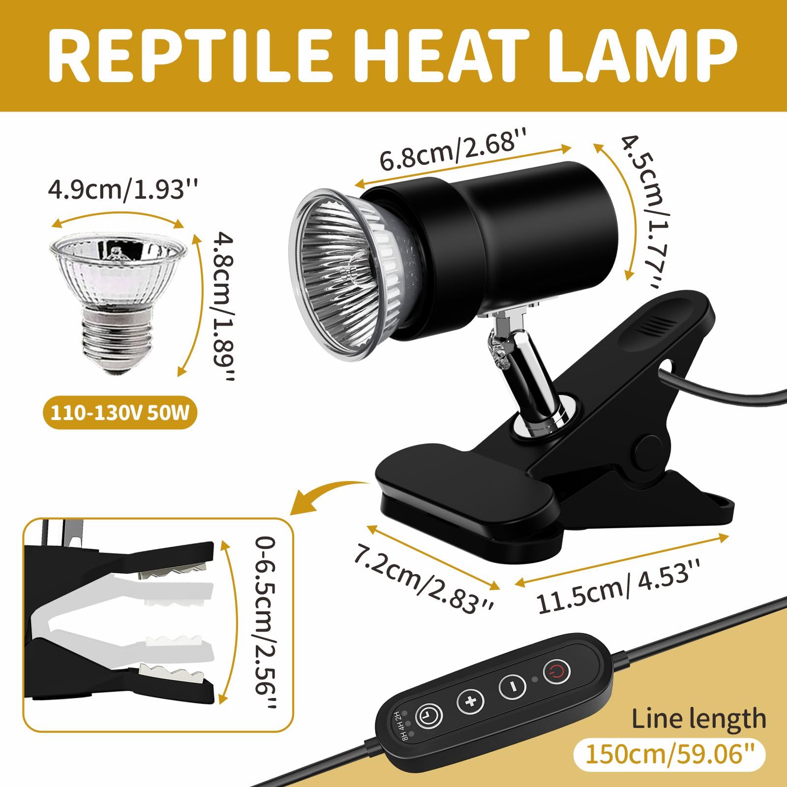 GOZILLA dimmable timer panel for precise brightness and scheduling