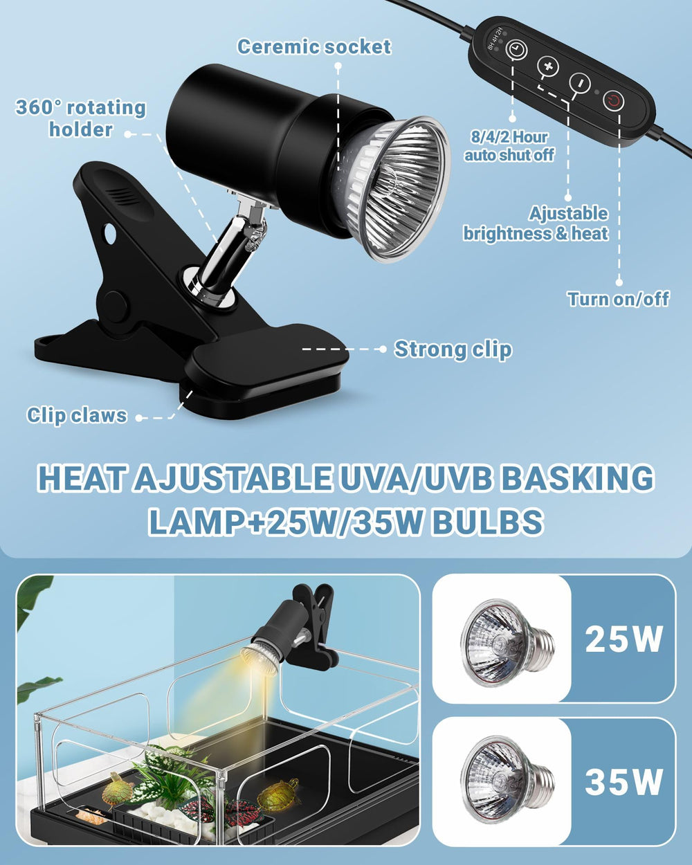 GOZILLA turtle tank kit with compact dimensions ideal for small living spaces