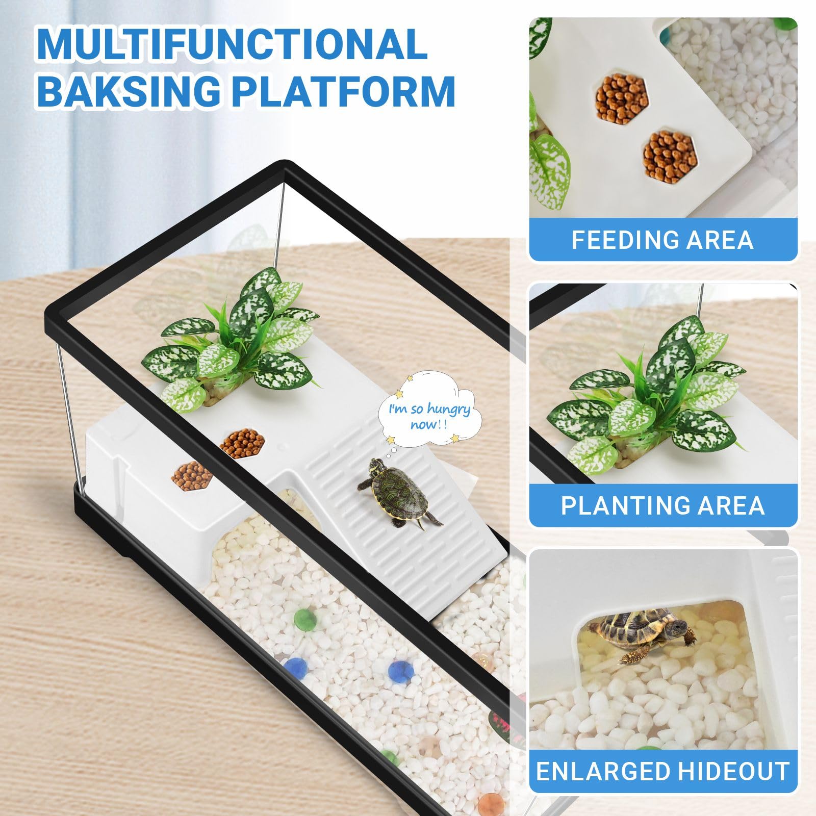 GOZILLA Turtle Tank accessories help create a complete setup.