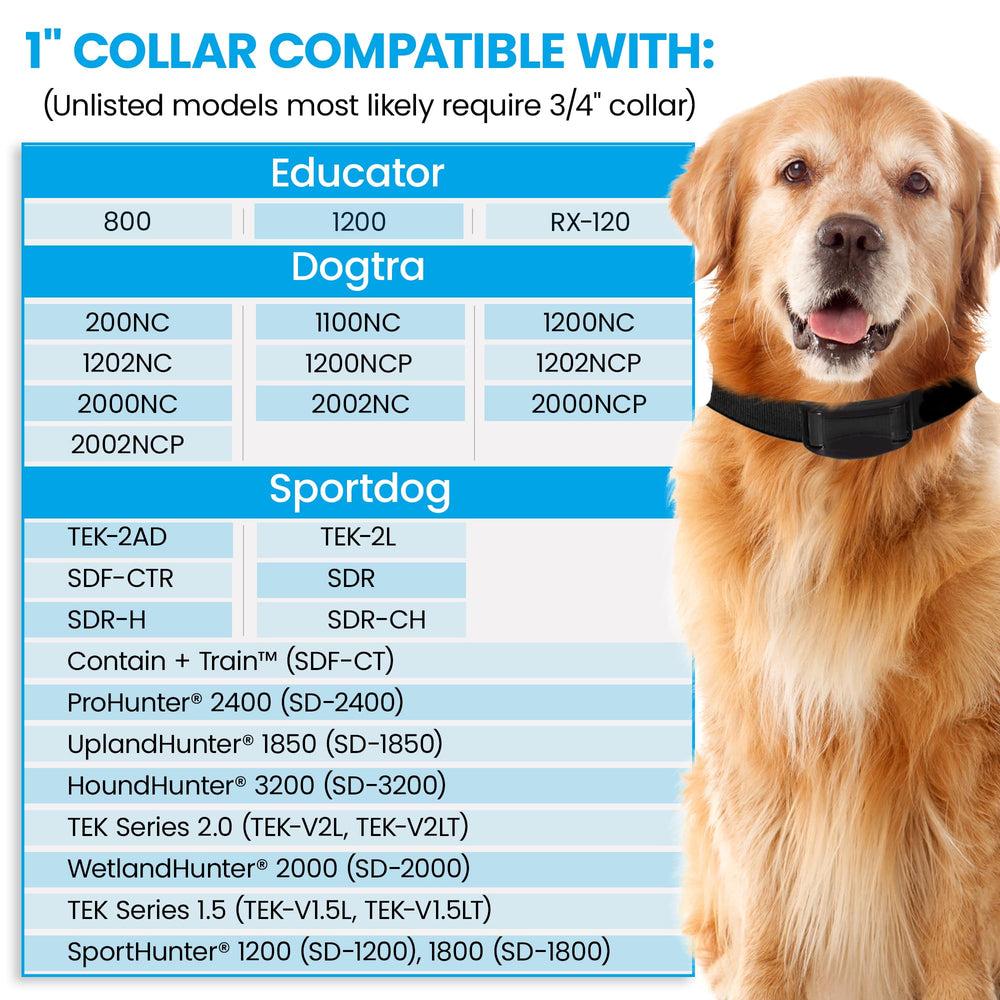 Gracie To The Rescue pink ecollar strap supports easy removal when not in use.