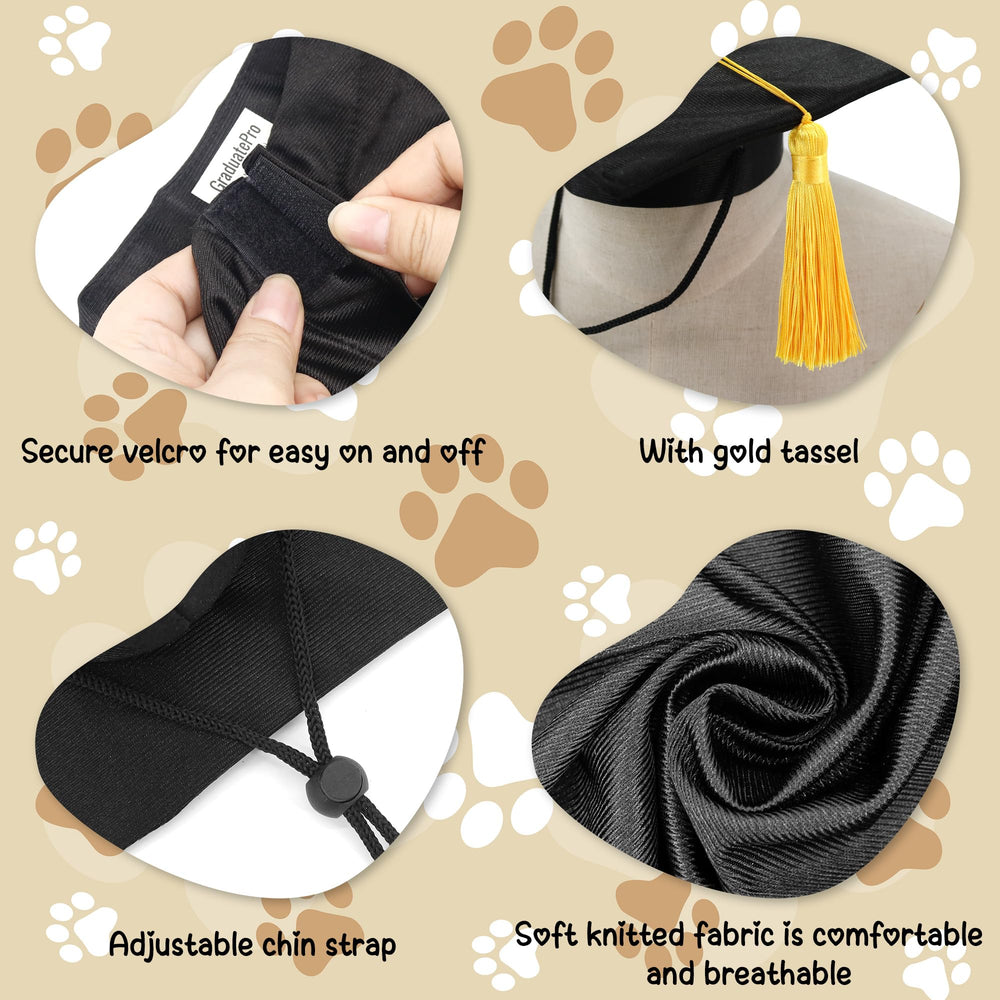 GraduatePro gold tassel detail adds authentic academic style to the outfit.