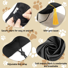 GraduatePro gold tassel detail adds authentic academic style to the outfit.