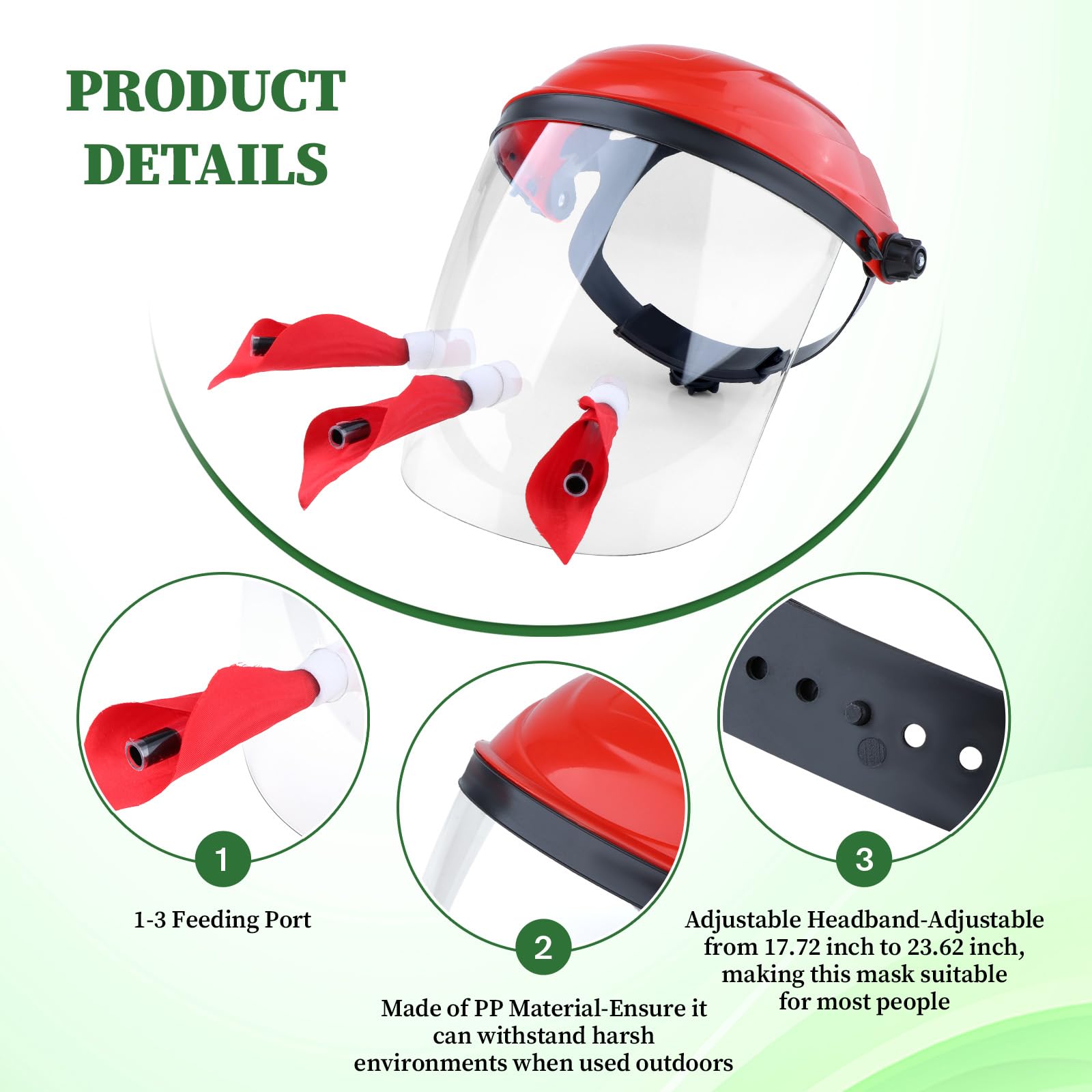 Gralara Hummingbird Mask Feeder durable plastic close-up