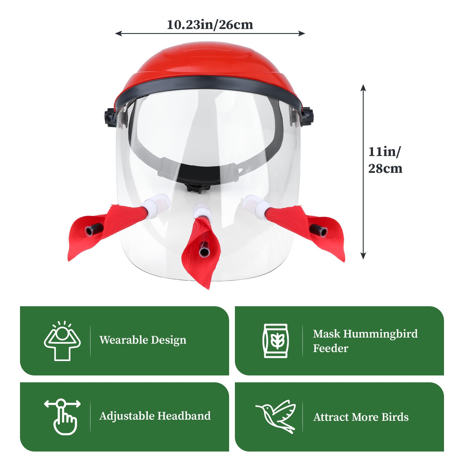 Gralara Hummingbird Mask Feeder patio use in backyard
