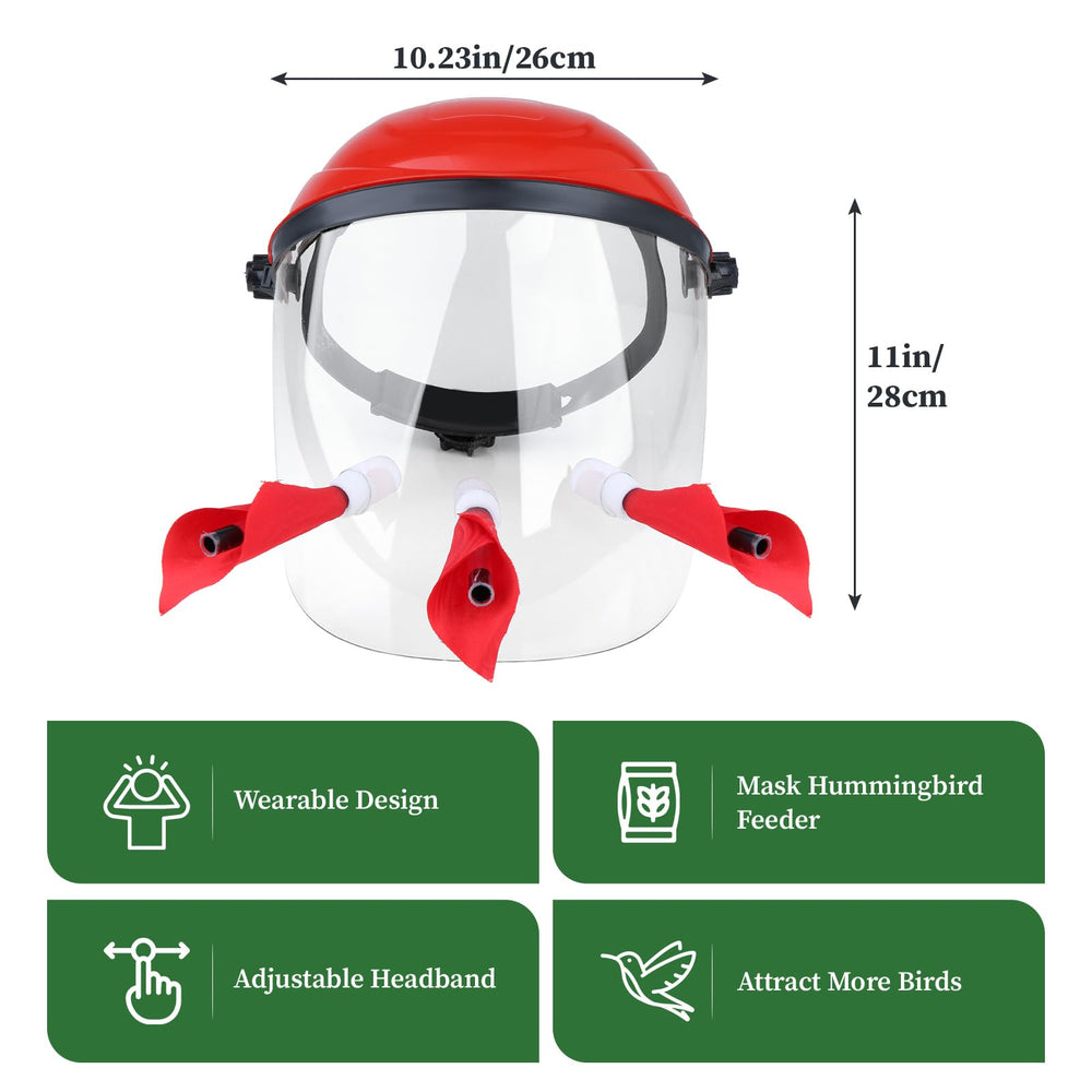 Gralara Hummingbird Mask Feeder patio use in backyard