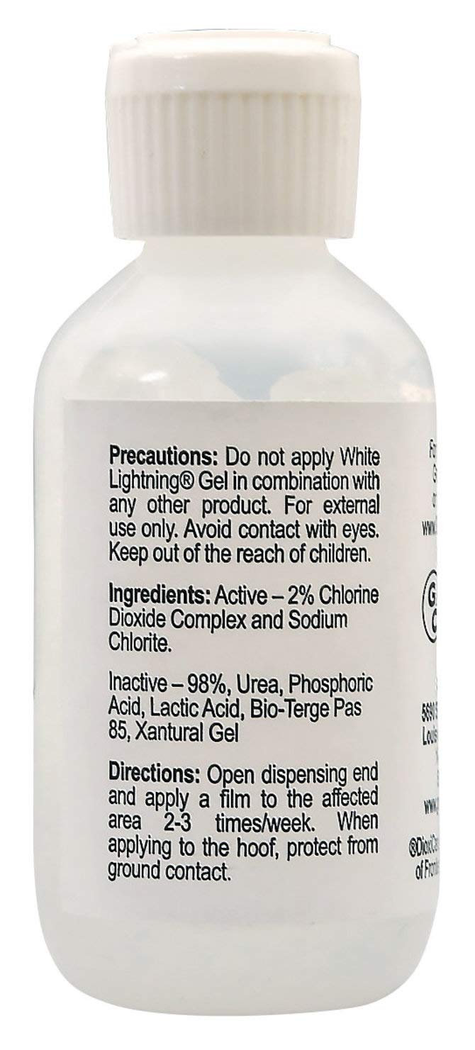 Grand Circuit White Lightning Gel demonstrates on-demand antimicrobial action