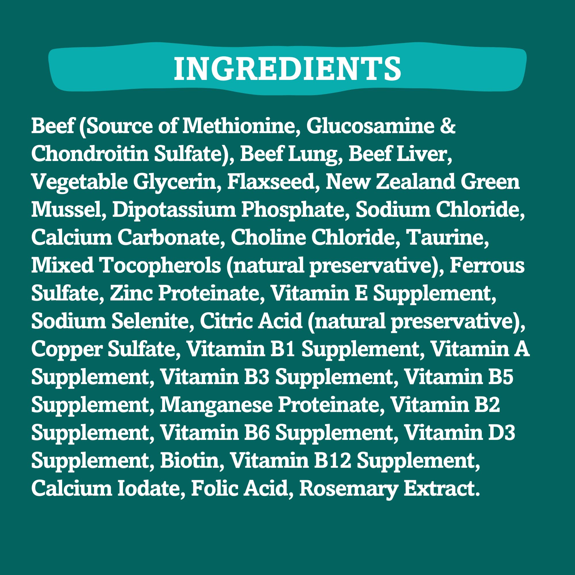 Grandma Mae's RawTernative New Zealand green mussels offer natural glucosamine and chondroitin