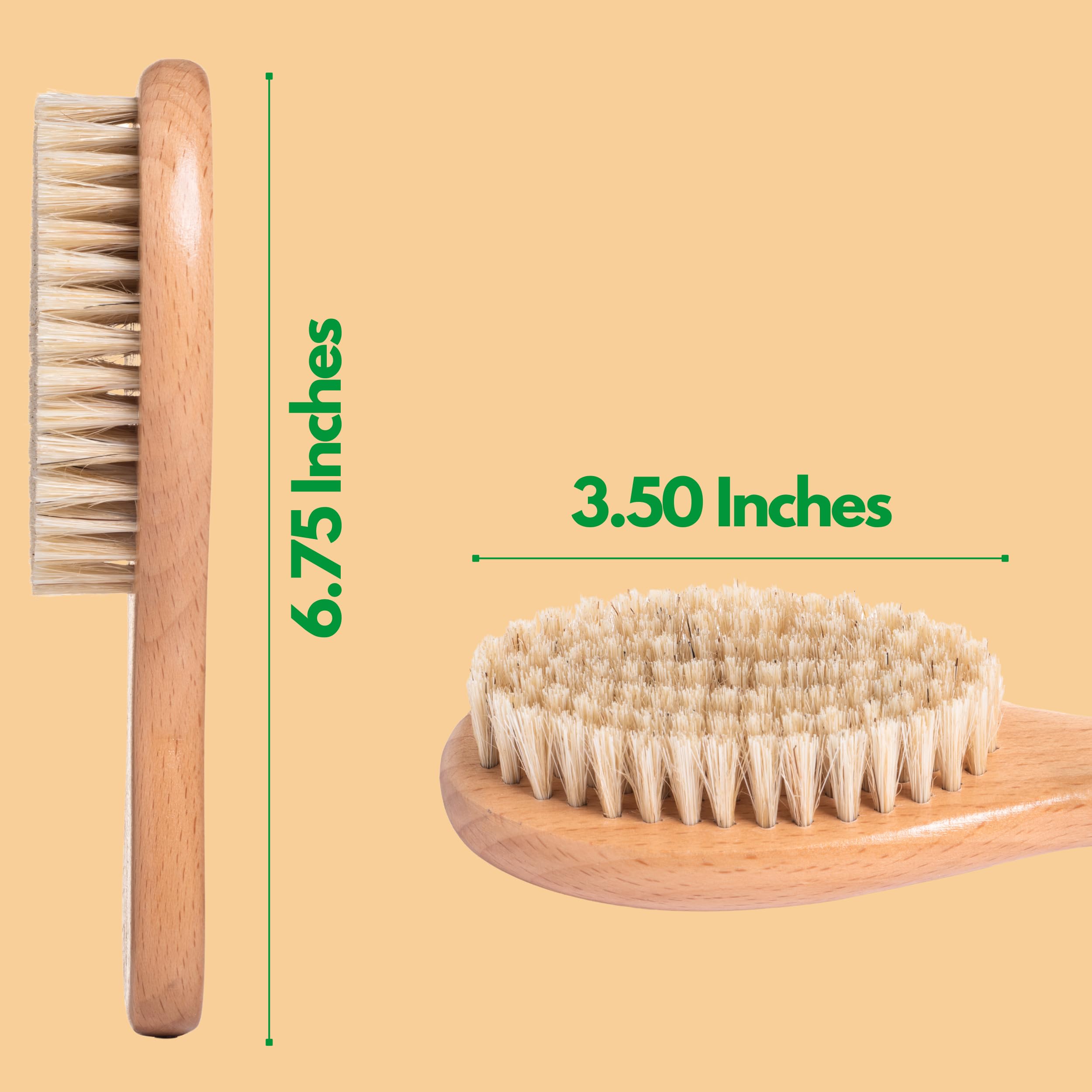 GranNaturals travel-friendly pet brush ideal for on-the-go grooming and touch-ups.