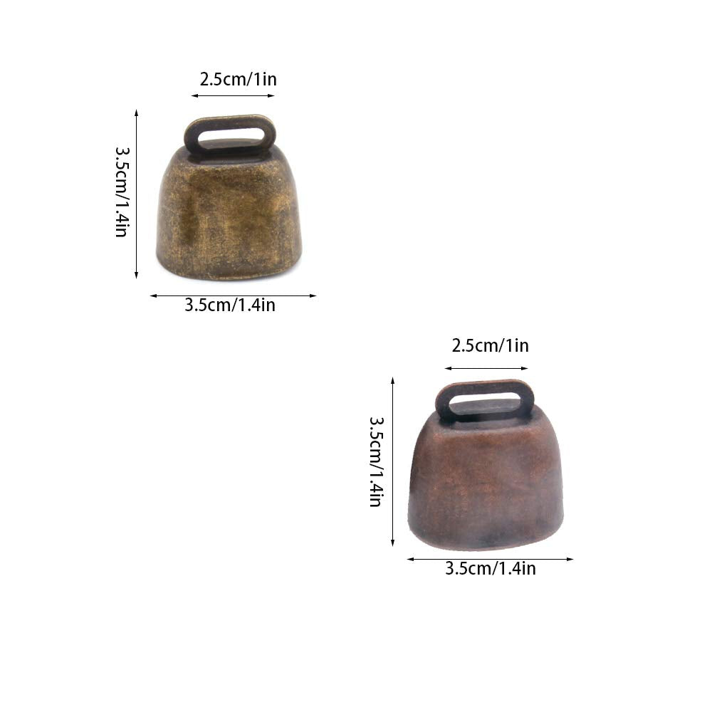 Grazing Copper Bells used as Christmas tree decorations for rustic charm.