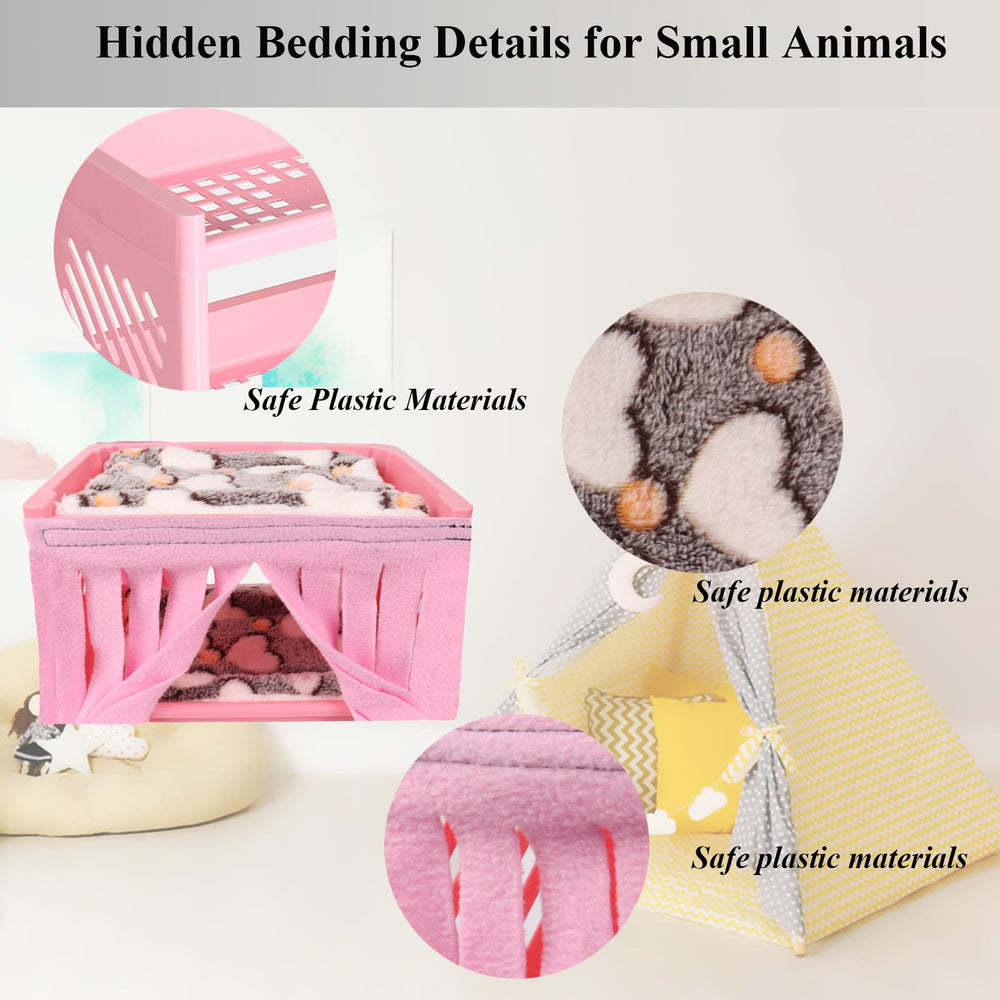 grddaef guinea pig bunk bed bottom view reveals separate resting area for pets