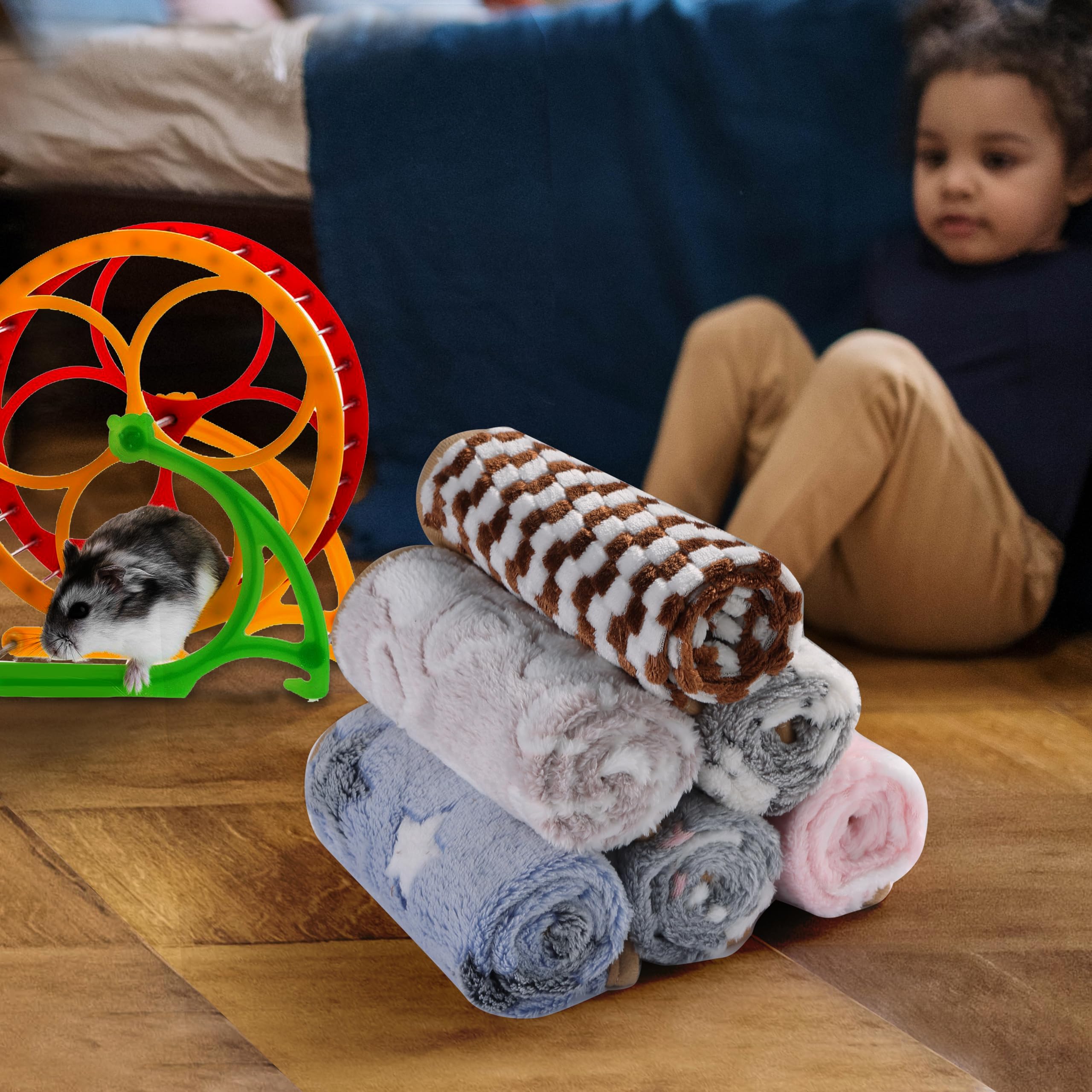 Six-pattern Grddaef blankets showcasing color variety and design options.