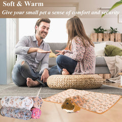Grddaef waterproof blanket protects floors and cages from spills and accidents.