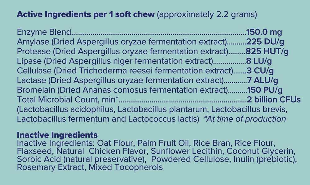 Close-up of soft-chew texture from Great Poop Probiotics, appealing to picky dogs.