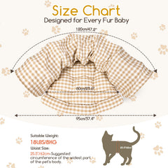 Greatbond Bunny Tunnel Bed soft-mat closeup shows plush comfort for kittens and small pets.