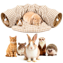 Greatbond Bunny Tunnel Bed tunnel-inside offers a cozy hideaway for play and nap time.