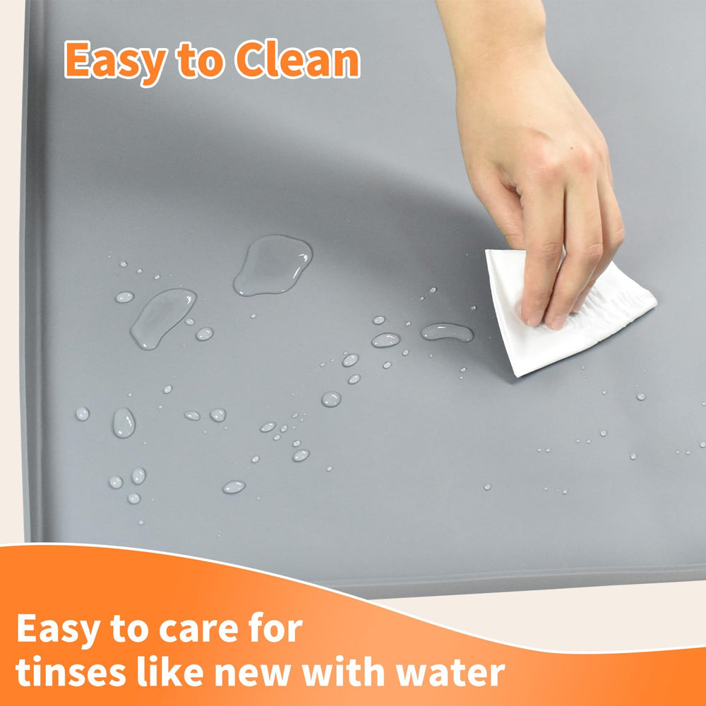 Greatbond easy-clean silicone tray rinses in seconds
