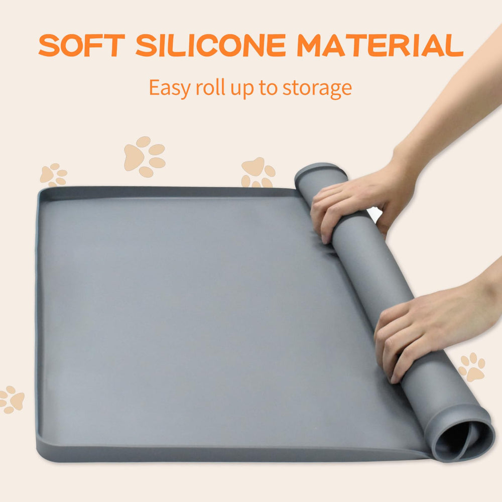 Greatbond raised-edge tray contains spills for clean floors